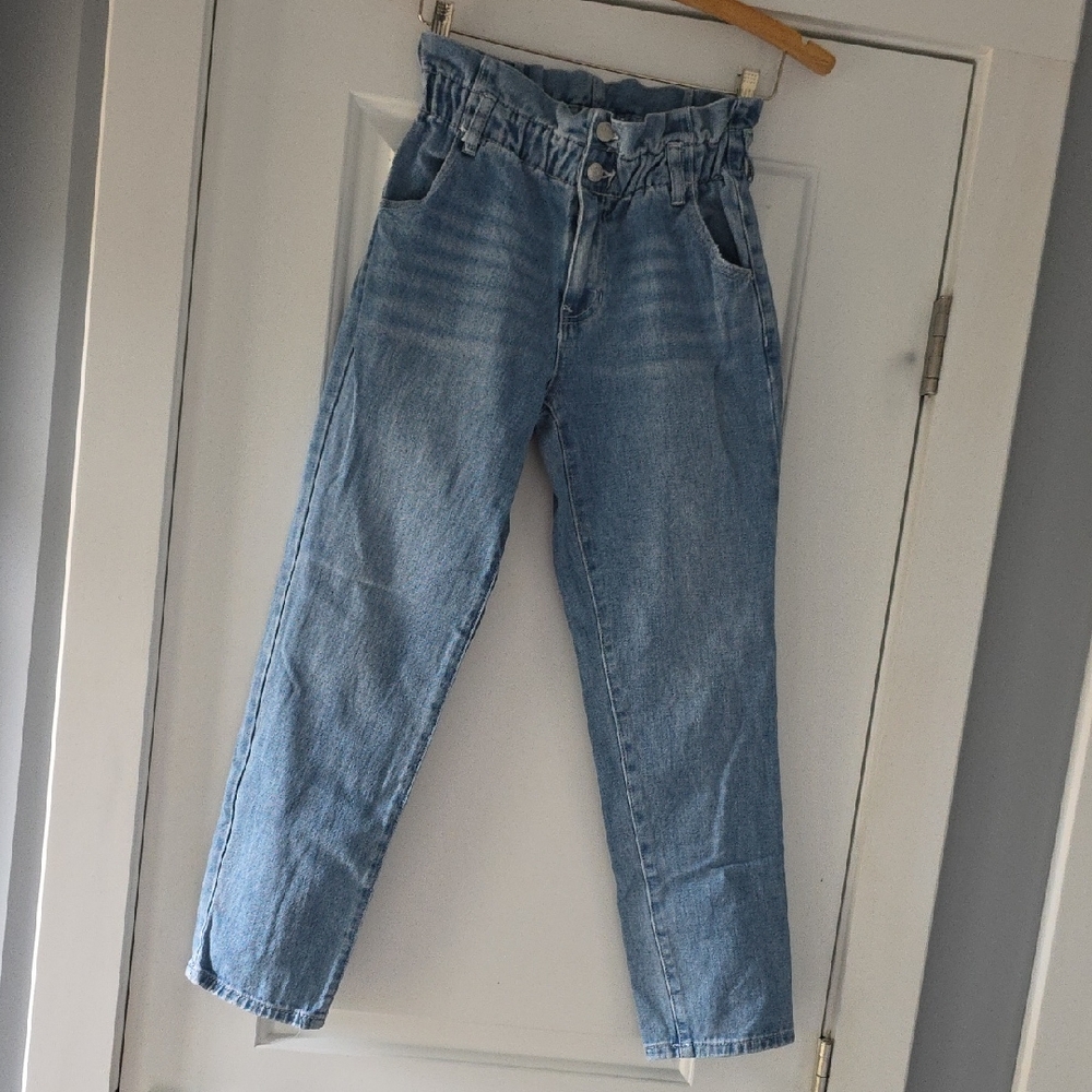 PacSun Light Blue High Rise Mom Jeans